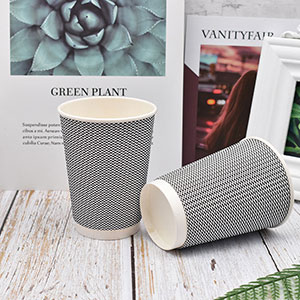 Corrugated paper cup 01