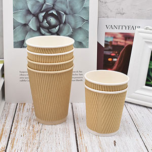 Corrugated paper cup 07