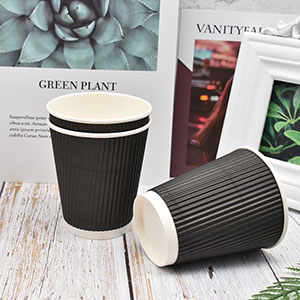 Corrugated paper cup 09