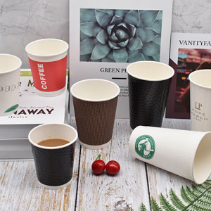 Embossed paper cups
